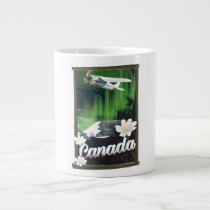 Grande Tasse Affiche de voyage de montagne au Canada