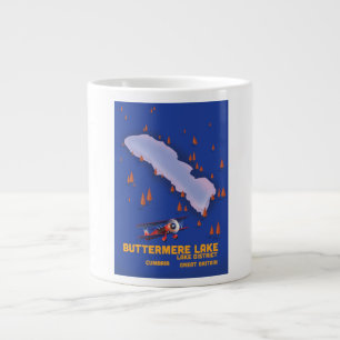Grande Tasse Affiche de voyage du lac Buttermere, district des