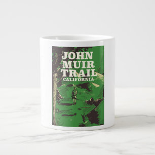 Grande Tasse Affiche de voyage John Muir Trail Californie.
