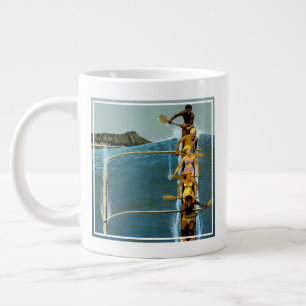 Grande Tasse Affiche De Voyage Pour United Air Lines Vers Hawai