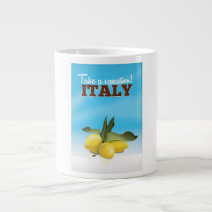 Grande Tasse Affiche de voyage vintage Italie