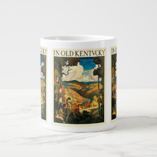 Grande Tasse Affiche de voyage vintage NC Wyeth, Dans le vieux