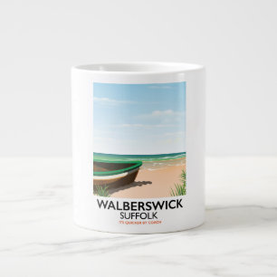 Grande Tasse affiche de voyage vintage walberswick suffolk