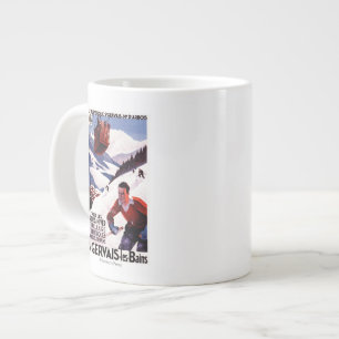 Grande Tasse Affiche du téléphérique de la SNCF