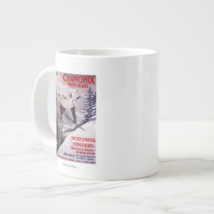 Grande Tasse Affiche promotionnelle Ski