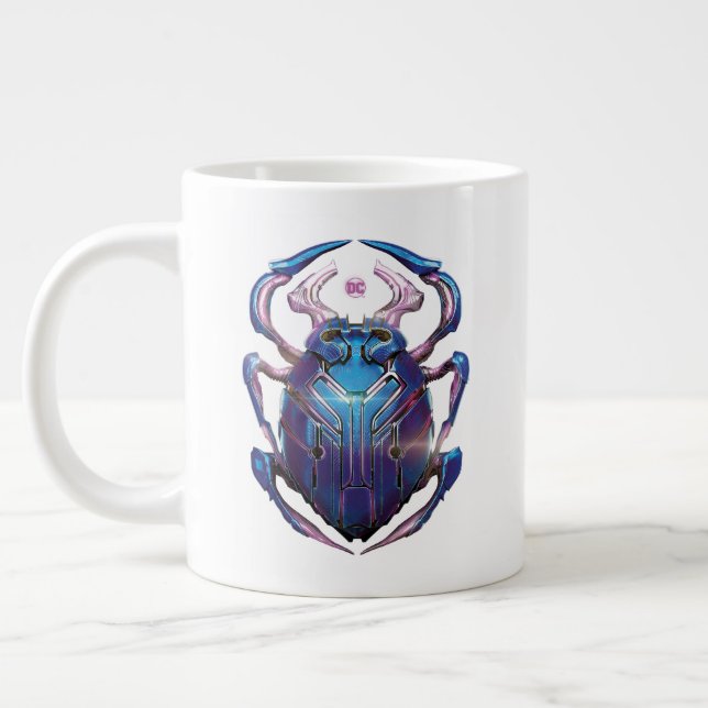 Grande Tasse Affiche théâtrale Blue Beetle Scarab (Gauche)