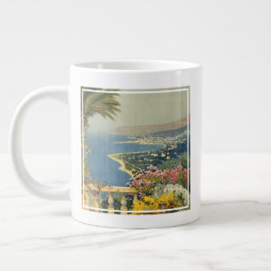 Grande Tasse Affiche Vintage voyage De San Remo Depuis Une Terr