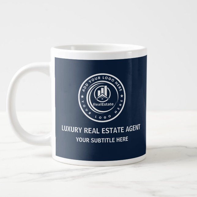 Grande Tasse Agent immobilier | Marque de propriété de logo per (Gauche)
