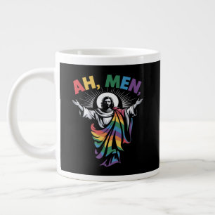 Grande Tasse Ah Men Drôle LGBT Fierté Gay
