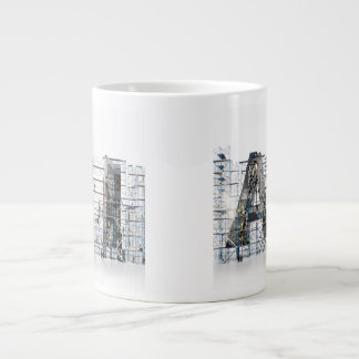 Grande Tasse AI Industrial Letterform Architecture Art