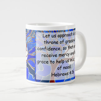 Grande Tasse Aide en temps de besoin - Hébreux 4:16 - verset de