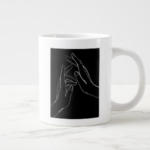 Grande Tasse Aider les mains