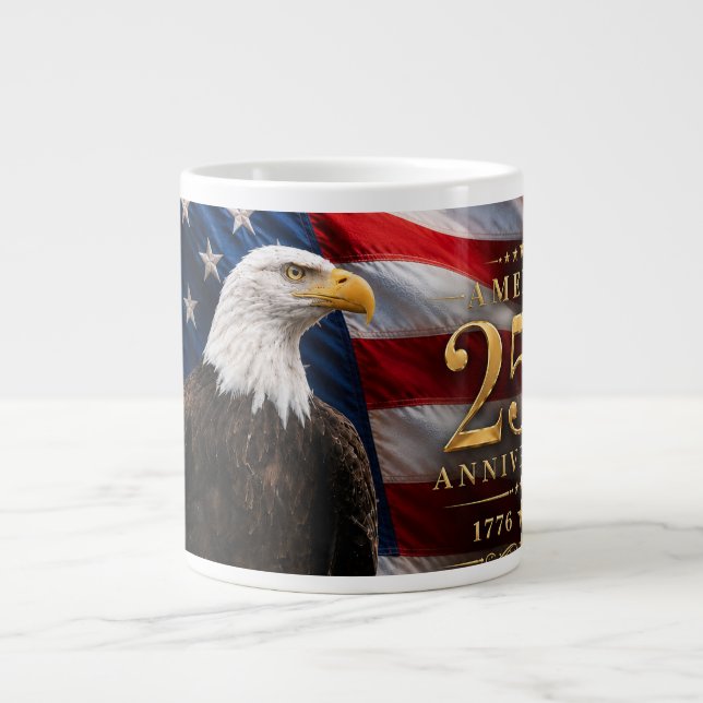 Grande Tasse Aigle patriotique (Devant)