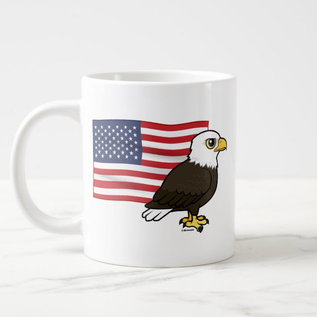 Grande Tasse Aigle patriotique (Gauche)