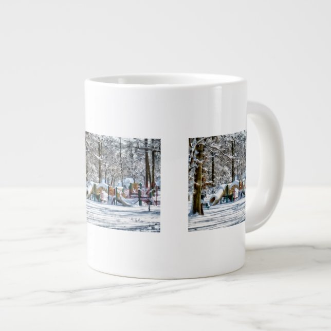 Grande Tasse Aire de jeu hivernale (Devant droit)