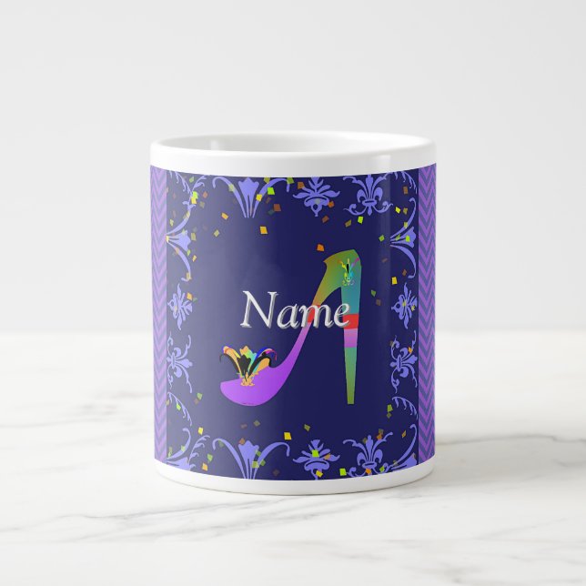 Grande Tasse Ajouter Un Nom À La Mode Haut Talons (Devant)