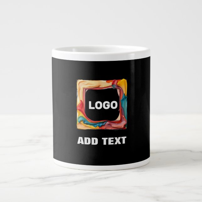 Grande Tasse ajouter votre logo dans un (Devant)