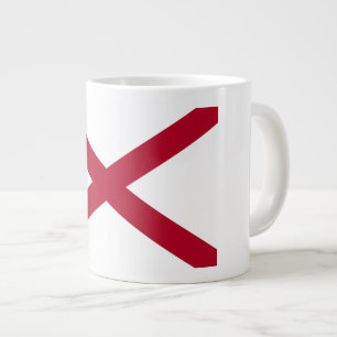 Grande Tasse Alabama : Drapeau croisé de St Andrew Crimson