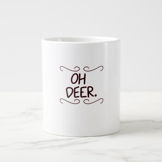 Grande Tasse Alastor Oh Deer Creative Art Design  (Devant)