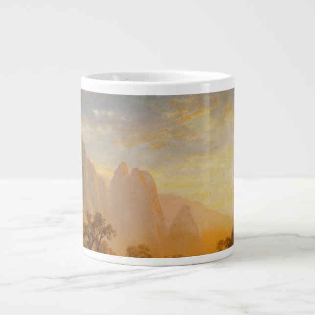 Grande Tasse Albert Bierstadt Valley of the Yosemite (Devant)