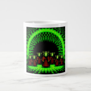Grande Tasse Alien Emissary's come through Portal Giant Coffe