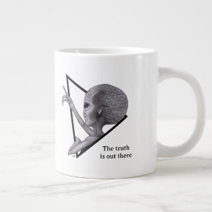 Grande Tasse Alien gris, la vérité est là