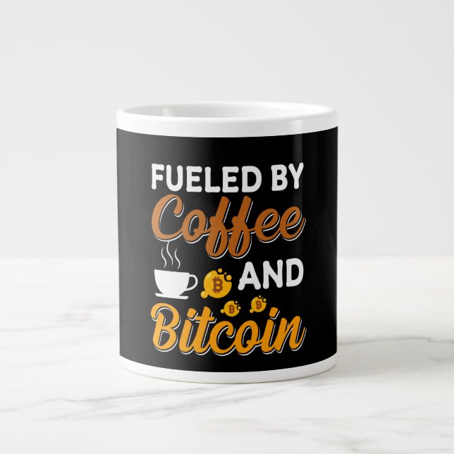 GRANDE TASSE ALIMENTÉ PAR CAFÉ ET BITCOIN CAFÉ (Devant)