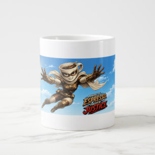 Grande Tasse Alimenté par l'espresso. Propulsé par la justice.