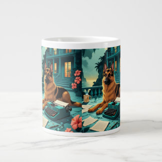 Grande Tasse Allemand Shepherd chien gentleman vintage