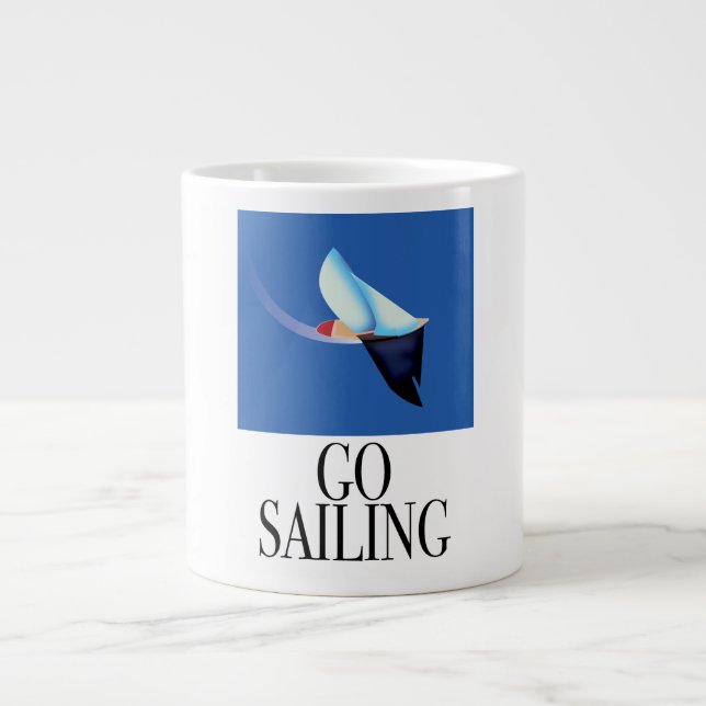 Grande Tasse Aller à la voile (Devant)