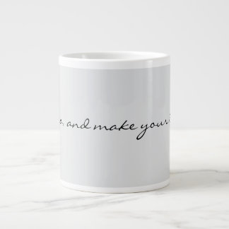 Grande Tasse Allez maintenant créer votre légende inspirante de