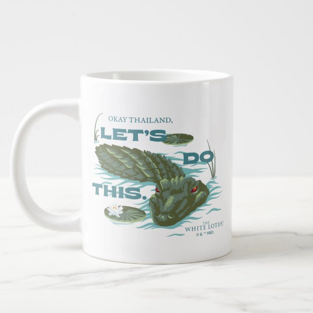 Grande Tasse Alligator - Le Lotus Blanc (Gauche)