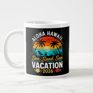Grande Tasse Aloha Hawaii Mer Sable Soleil 2026