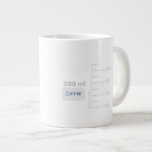 Grande Tasse Amateurs de science de la boue de café bécher de l<br><div class="desc">Pour l'amateur de science dans votre vie. Cette tasse est faite pour ressembler à un morceau de verrerie de laboratoire, avec graduations pour un bécher de 250 ml de taille comparable. Vous pouvez même le personnaliser avec vos initiales ou votre nom, comme vous le feriez dans un environnement de laboratoire....</div>