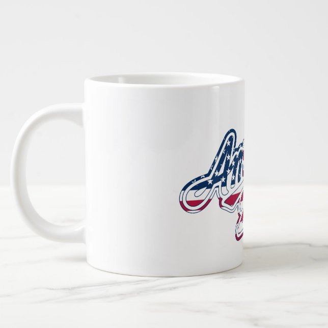 Grande Tasse America 250 Flag Script Semiquincentennial Design (Gauche)