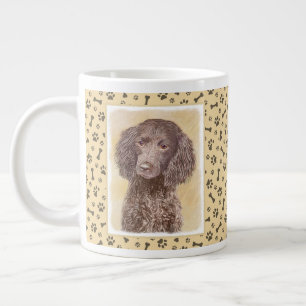 Grande Tasse American Water Spaniel Peinture - Original Dog Art