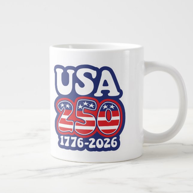 Grande Tasse America's 250th Birthday - Groovy USA 250 (Droite)