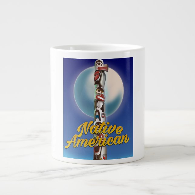 Grande Tasse Amérindien fier (Devant)