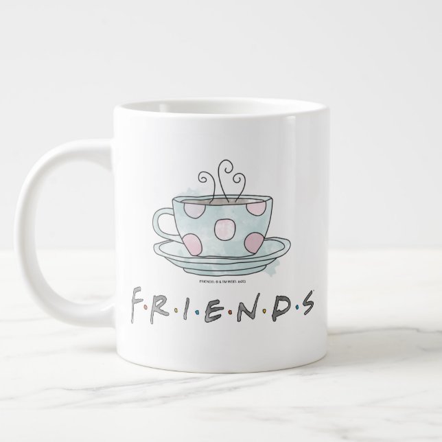 Grande Tasse AMIS™ | Aquarelle de café (Gauche)