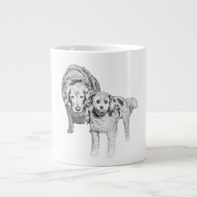 Grande Tasse Amis Gentils, Chaleur Matinale (Devant)