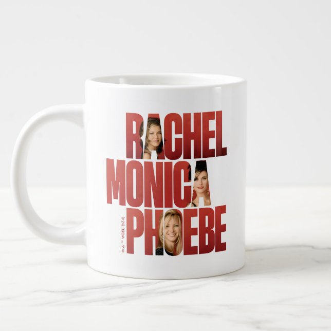Grande Tasse AMIS™ | Rachel, Monica & Phoebe (Gauche)