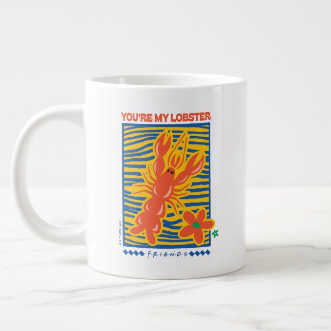 Grande Tasse AMIS™ | Vous êtes mon homard vibrant graphique (Gauche)
