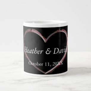 Grande Tasse Amour Coeur Attractif Charming Mariage