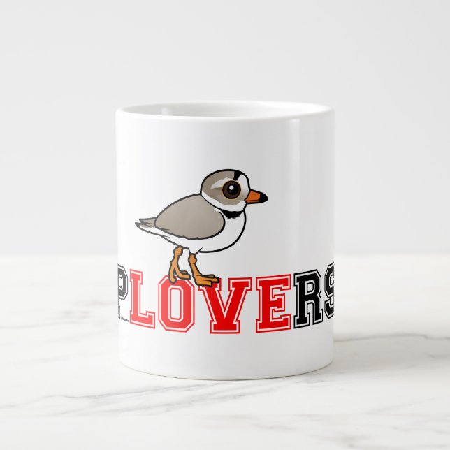Grande Tasse Amour de pluviers (Devant)