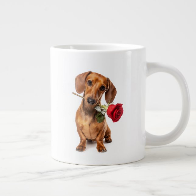 Grande Tasse Amour de teckel (Droite)