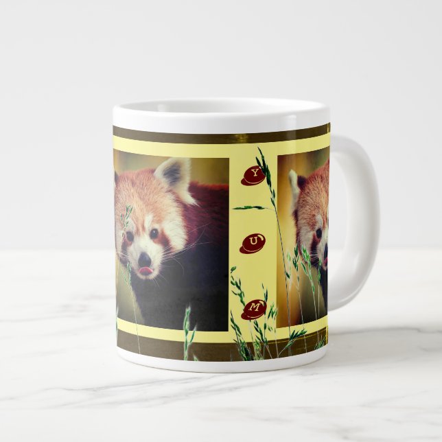 Grande Tasse Amour d'ours Panda  (Devant droit)
