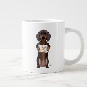 Grande Tasse Amour et Dachshund
