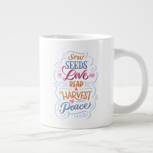 Grande Tasse Amour et Paix (Droite)