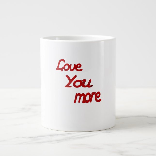 Grande Tasse Amour Plus Calme Ambiance Romantique  (Devant)