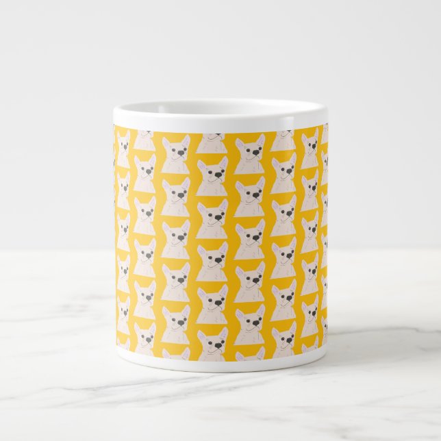 Grande Tasse Amoureux de Frenchie (Devant)